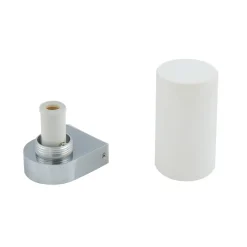 Lucande Basolo vegglampe til bad, krom, høyde 17,2 cm, glass| Vegglamper