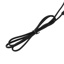 Lucande bordlampe Thalorin, 36,5 cm, svart/hvit, keramikk New