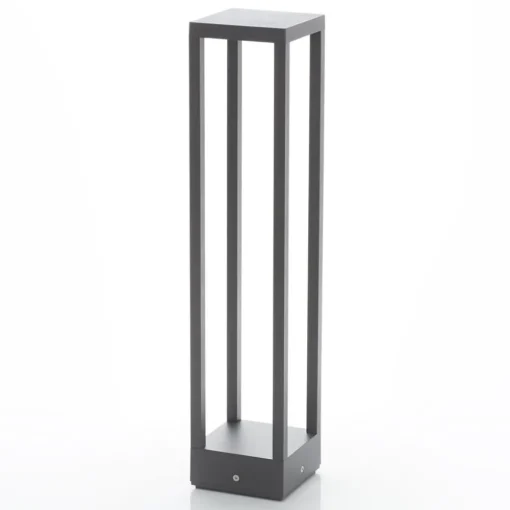 Lucande Carlota LED-veilampe, antrasitt, 65 cm, metall| Led-Utendørs|Terrassebelysning