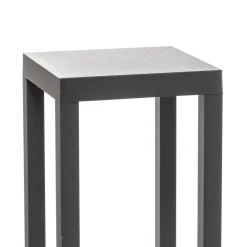 Lucande Carlota LED-veilampe, antrasitt, 65 cm, metall| Led-Utendørs|Terrassebelysning