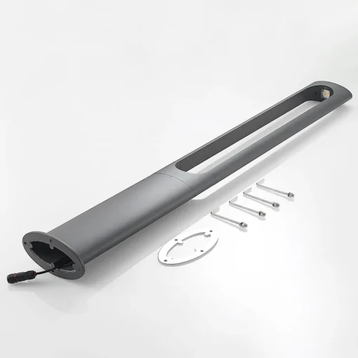 Lucande Dovino LED-lyktestolpe, 150 cm Outlet