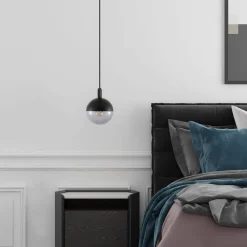 Lucande Dustian pendellampe, glasskule| Pendellamper