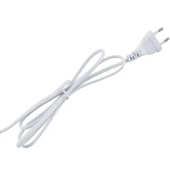 Lucande Ellorin gulvlampe, hvit, tre, Ø 47,5 cm, E27| Gulvlamper