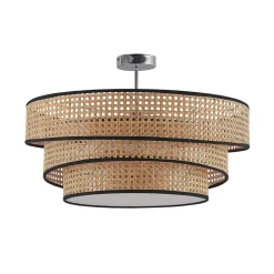 Lucande Elowen taklampe, Ø 56 cm, rotting, bambus Hot