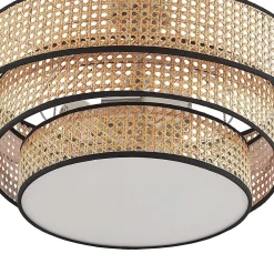 Lucande Elowen taklampe, Ø 56 cm, rotting, bambus Hot