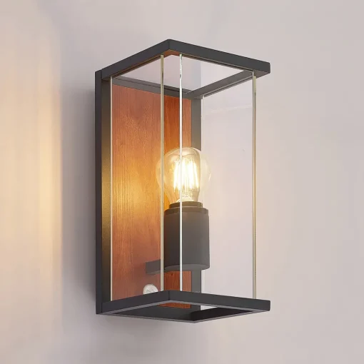Lucande Elwin vegglampe, 1 lyskilde, sensor Online