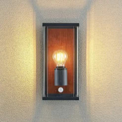 Lucande Elwin vegglampe, 1 lyskilde, sensor Online