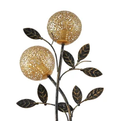 Lucande Evory bordlampe, 48 cm, 2 lyskilder, svart/gull, G9