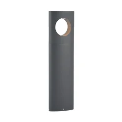 Lucande Forama LED-gatelampe, mørkegrå New