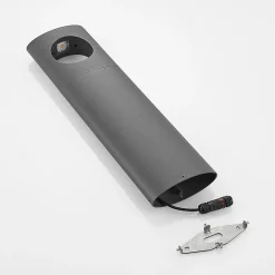 Lucande Forama LED-gatelampe, mørkegrå New