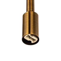 Lucande Freylin pendellampe, 1-lys, rav, glass, 6 cm| Pendellamper