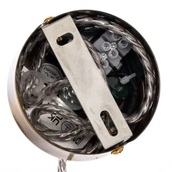 Lucande Freylin pendellampe, 1-lys, rav, glass, 6 cm| Pendellamper