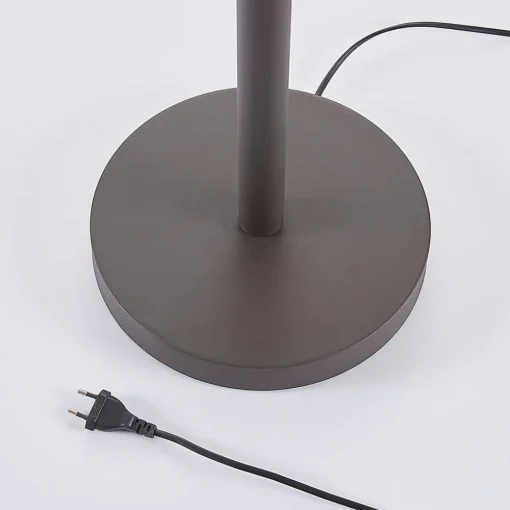 Lucande Gulvlampe Dunja, hvit/rust, metall, leselampe Best