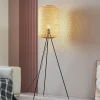 Lucande gulvlampe Jorick, bambus, stativ, høyde 166 cm| Gulvlamper