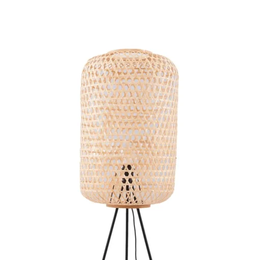 Lucande gulvlampe Jorick, bambus, stativ, høyde 166 cm| Gulvlamper