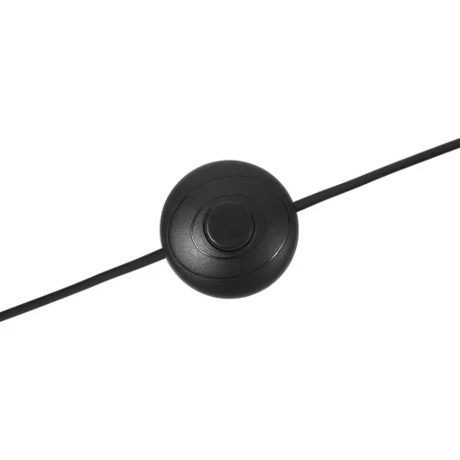 Lucande Gulvlampe Juneta, 75 cm, brun, tre, tekstil| Gulvlamper
