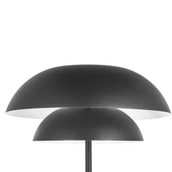 Lucande gulvlampe Kellina, 151 cm, svart, metall, E27| Gulvlamper