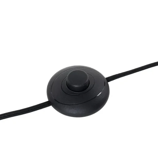 Lucande gulvlampe Kellina, 151 cm, svart, metall, E27| Gulvlamper