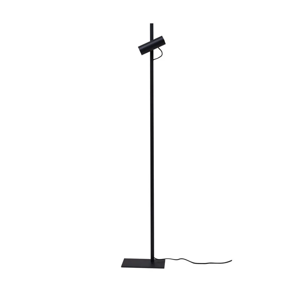 Lucande gulvlampe Lysias, svart, metall, høyde 143,2 cm Online