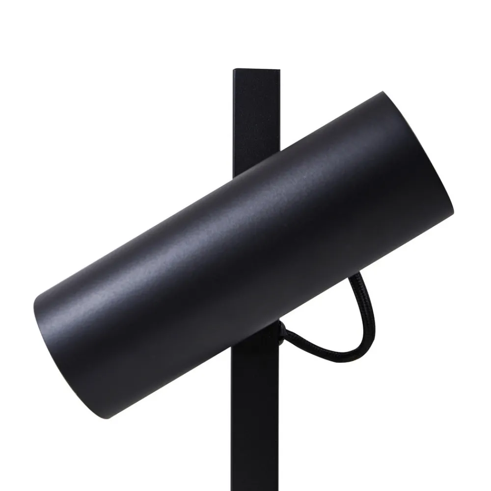 Lucande gulvlampe Lysias, svart, metall, høyde 143,2 cm Online