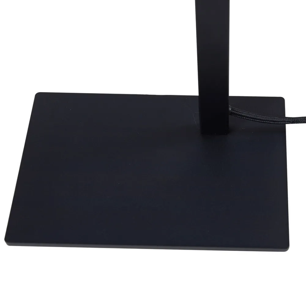 Lucande gulvlampe Lysias, svart, metall, høyde 143,2 cm Online