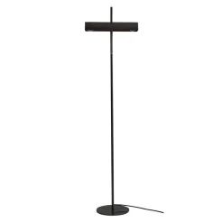 Lucande gulvlampe Nysira, grå metallic, 2 lyskilder| Gulvlamper