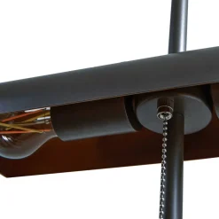 Lucande gulvlampe Nysira, grå metallic, 2 lyskilder| Gulvlamper
