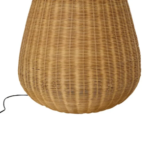 Lucande gulvlampe Takeo, rotting, høyde 115 cm, E27 Sale
