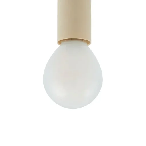 Lucande hengelampe Bidolo, kromfarget, glass, Ø 15 cm, IP44 Discount