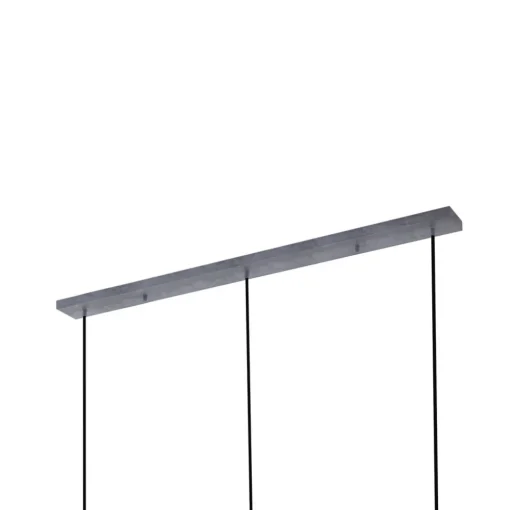 Lucande hengelampe Brillar, røykgrå, glass, 3 lyskilder, 128 cm Clearance