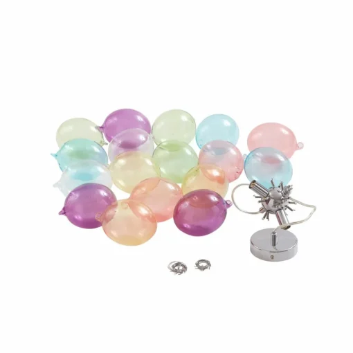 Lucande hengelampe Diborah, Ø 40 cm, fargerik, glass, G9| Pendellamper