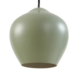 Lucande hengelampe Malisa, grønn, 3 lyskilder, metall, lengde 90 cm| Pendellamper
