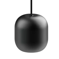 Lucande hengelampe Narion, lineær, svart/brun/grønn, 7-lys New