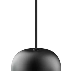 Lucande hengelampe Narion, lineær, svart/brun/grønn, 7-lys New