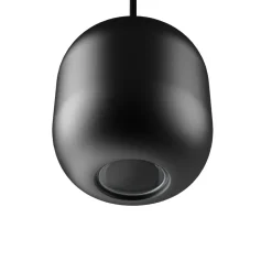 Lucande hengelampe Narion, lineær, svart/brun/grønn, 7-lys New