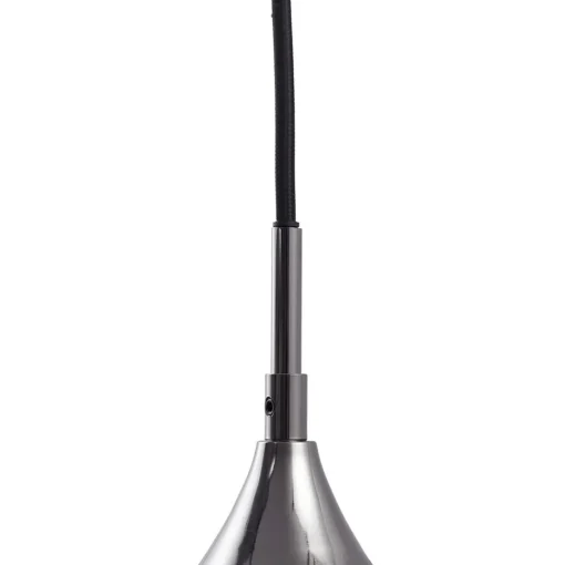 Lucande Jarven hengelampe, 3 lyskilder, svart, glass Best