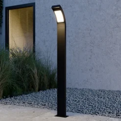 Lucande Juvia LED-veilampe, 100 cm, antrasitt, metall, IP54 Hot