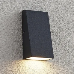 Lucande Kyle utendørs LED-vegglampe, IP54| Kommersiell Utebelysning|Led-Utendørs