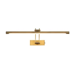 Lucande LED-bildelampe Dimitrij, buet, messing, metall Sale