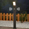 Lucande LED-gatelampe Lennik, sensor, 100 cm, antrasitt Hot