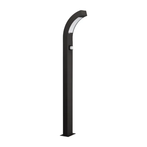 Lucande LED-gatelampe Lennik, sensor, 100 cm, antrasitt Hot
