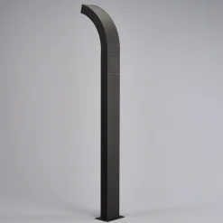 Lucande LED-gatelampe Lennik, sensor, 100 cm, antrasitt Hot