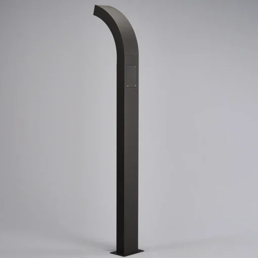 Lucande LED-gatelampe Lennik, sensor, 100 cm, antrasitt Hot