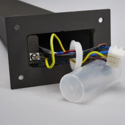 Lucande LED-gatelampe Lennik, sensor, 100 cm, antrasitt Hot
