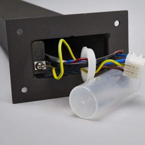 Lucande LED-gatelampe Lennik, sensor, 100 cm, antrasitt Hot