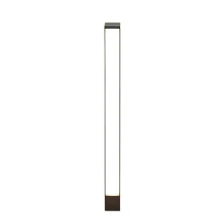 Lucande LED-gatelampe Lirka, mørkegrå, metall, 60 cm| Kommersiell Utebelysning|Terrassebelysning
