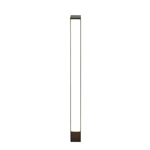 Lucande LED-gatelampe Lirka, mørkegrå, metall, 60 cm| Kommersiell Utebelysning|Terrassebelysning