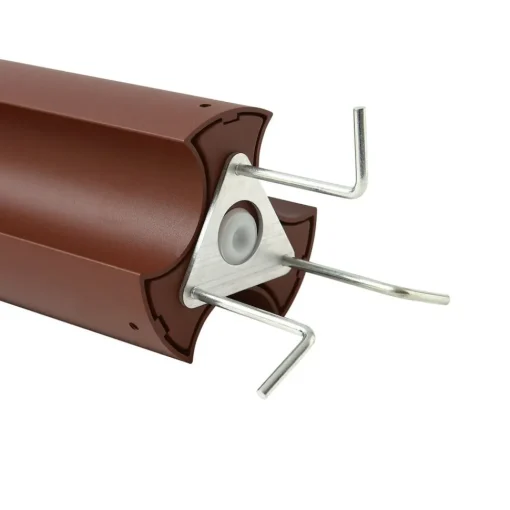 Lucande LED-gatelampe Raiku, rustfarget, aluminium, 65 cm| Kommersiell Utebelysning|Led-Utendørs