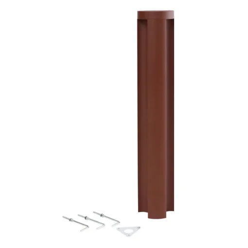 Lucande LED-gatelampe Raiku, rustfarget, aluminium, 65 cm| Kommersiell Utebelysning|Led-Utendørs