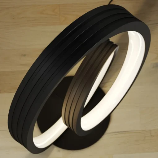 Lucande LED-gulvlampe Bronwyn, 122 cm, antrasitt, aluminium| Gulvlamper